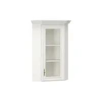 Vitrina de colt IRYS, 1 usa, geam, pin anderson, 55,8x55,8x108,9 cm