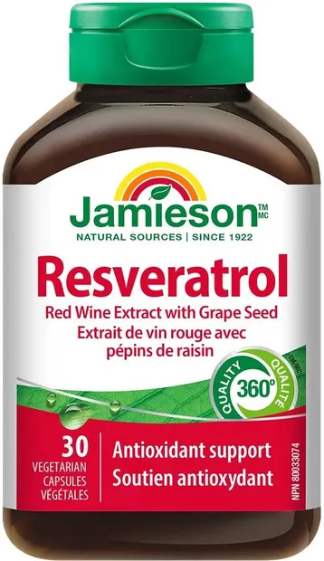 Resveratrol, 30 capsule, Jamieson