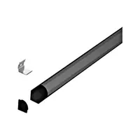 LED-Stripe Corner Profile clear semicircular cover, 1000mm
