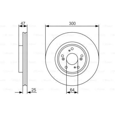 Disc frana BOSCH 0 986 479 R24