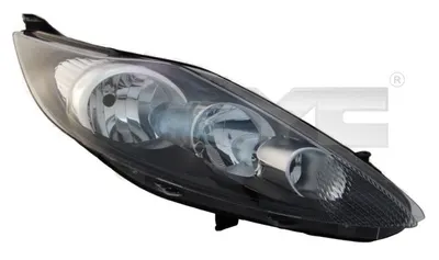 Far dreapta (H1 H7, reglaj electric, cu motoras, fundal negru) FORD FIESTA 2008-2013