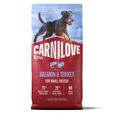 Carnilove Active Dog Dry Salmon & Turkey Adult Small Breeds 12 kg
