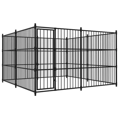 Gossi padoc de exterior pentru caini, 300 x 300 x 185 cm