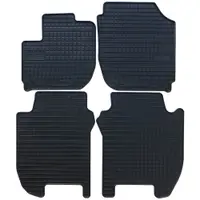 Set covorase auto din cauciuc Honda Jazz 3 2013-2020-, presuri FROGUM, negre, 4 buc.