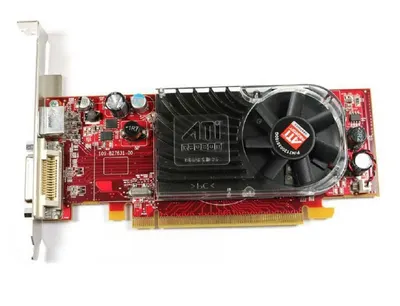 Placa video: ATI Radeon 2400 HD; 256 MB; PCI-E 16X; 1 x DMS-59; 1 x SVIDEO; CN0FM351137408AK0783A01, 0FM351""