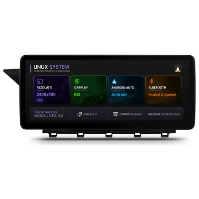 Navigatie Mercedes Benz GLK X204 (2008-2012), Linux OS OEM, NTG 4.0, CarPlay Android Auto Wireless, MirrorLink, Camera AHD, 12.3 Inch