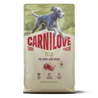 Carnilove True Fresh Dog Dry Duck Junior Large Breeds 4 kg