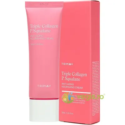 Crema Anti-Aging Hranitoare pentru Fata Triple Collagen P.Squalane 50ml