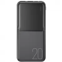 Baterie Externa XO Design PR252, 20000mAh, 10W, 2 x USB-A, Neagra