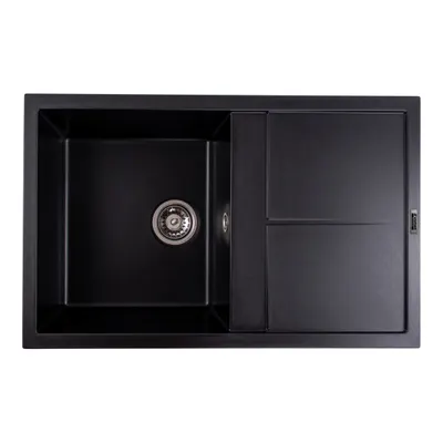 Chiuveta de bucatarie Elefant Premium Selena Negru 785x495mm