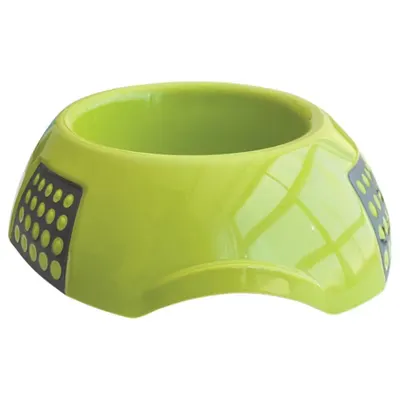 Castron Plastic Luna S, antiderapant, pentru Caini