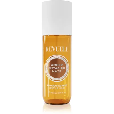 Revuele Amber Pistachio Haze Fragrance Mist brumă parfumată pentru corp si par pentru femei 150 ml