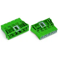 Snap-in plug; 5-pole; Cod. Q; 4,00 mm²; green