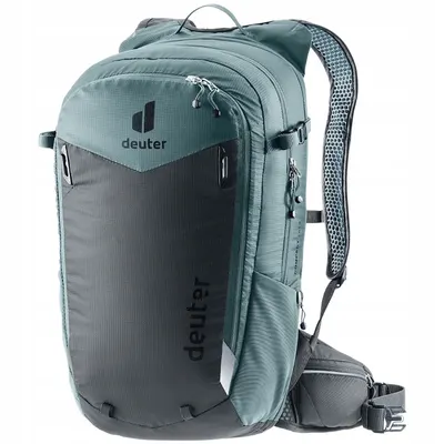 Rucsac de bicicletă Deuter - Compact, 14+3L, grafit/albastru