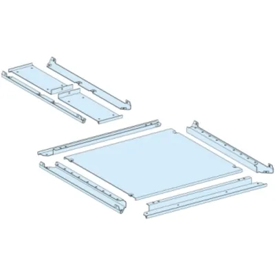 Placa presetupe simpla, PrismaSeT P, IP55, pentru tablou W 650,150mm D 600mm
