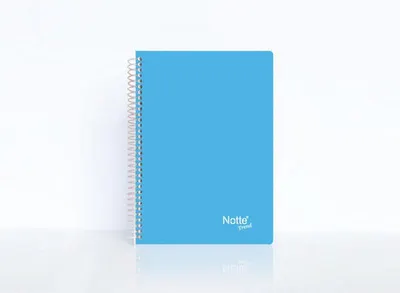 Caiet matematică Notte Trend, A5, cu spiră, 60 file, Polipropilenă - ASD61351