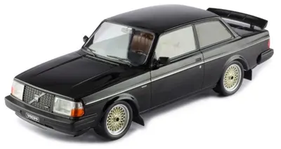 Model de colecție IXO Contemporary: Automobile - Volvo 240 Turbo customs, Black, 1986