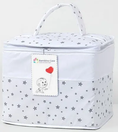 Geanta pentru accesorii bebelusi Bambino Casa - Paris, Bianco