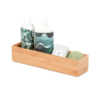 Organizator din bambus Compactor Woody 30 x 7,5 x 6,35 cm