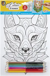 Grafix Paint by Numbers Set - Animale