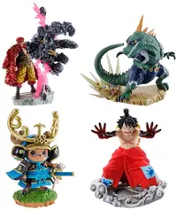 Set de figurine mini MegaHouse Animation: One Piece - Re Birth Wanokuni Vol. 2 (Petitrama), 9 cm