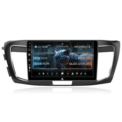 Navigatie Honda Accord 9 (2013-2017), Android, E-Octacore 2GB RAM + 32GB ROM, 10.1 Inch - AD-BGE10002+AD-BGRKIT002