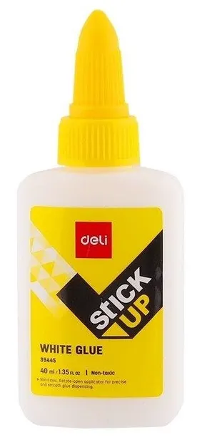 Lipici lichid Deli Stick Up - E39445, alb, 40 ml