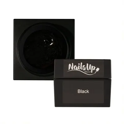 Gel NAILSUP Gypsum Black 5g pentru Nail Art și Textură 3D