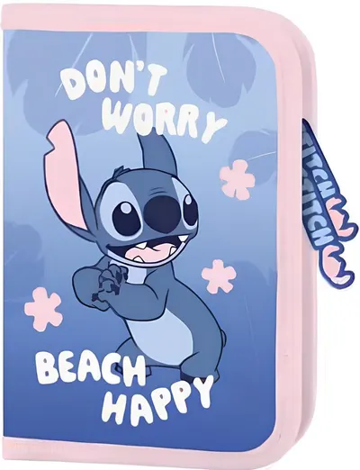 Penar St. Majewski Stitch - Don't Worry! Beach Happy!, cu 1 fermoar și 2 aripi