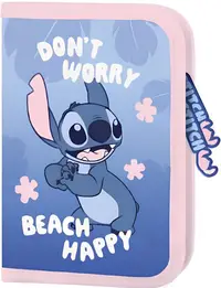 Penar St. Majewski Stitch - Don't Worry! Beach Happy!, cu 1 fermoar și 2 aripi