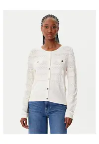 Cardigan dama bej - pulover tricotat