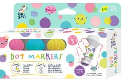 Set 5 markere lavabile - Pastel