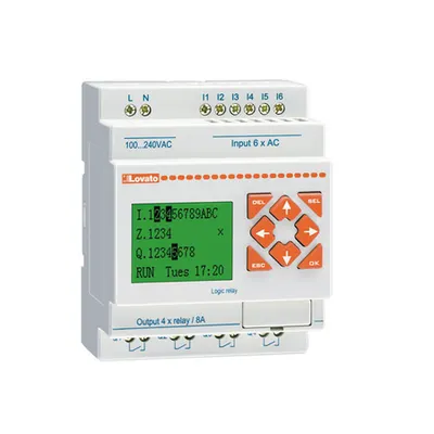 Micro Plcs, Base Module, Auxiliary Supply Tensiune 24vac, 8/4 Relay
