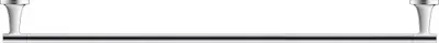Bara prosop Duravit Starck T 0099431000, montare pe perete, 800 mm, metal, Crom lucios
