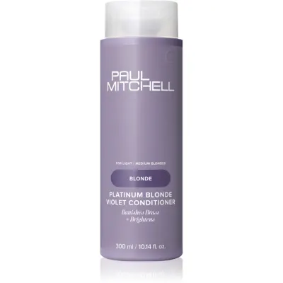 Paul Mitchell Blonde Platinum Blonde Violet Conditioner balsam de par violet pentru par blond 300 ml