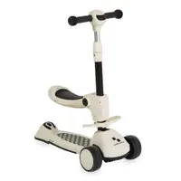 Trotineta 2 in 1 cu 3 roti Byox Checkmate Royal White