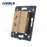 Modul Priza simpla Auriu