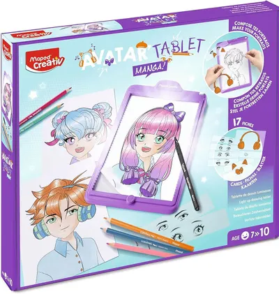 Set creativ Maped Creativ - Tabletă, manga