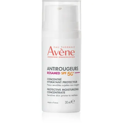 Avène Antirougeurs Rosamed Protective Moisturizing Concentrate produs concentrat pentru ingrijire împotriva roșeții tenului SPF 50+ 30 ml