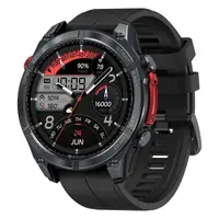 Zeblaze Stratos 4 Negru - Smartwatch GPS 1.43 AMOLED Gorilla Glass, 6 Sisteme Satelit, Apeluri Bluetooth, HR, SpO, , 170+ Sporturi, Baterie 500
