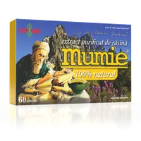 Extract purificat de rasina Mumie, 60 tablete, Damar