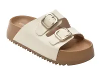 Papuci GRYXX albi, 337120, din piele naturala