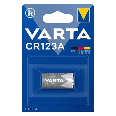Baterie litiu 3V CR123A 1430mAh, Varta