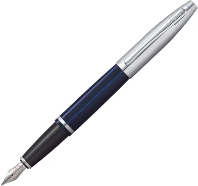 Stilou Cross Calais - Chrome and Blue Lacquer