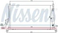 Radiator clima AC cu uscator INFINITI FX 3.5 4.5 intre 2003-2008