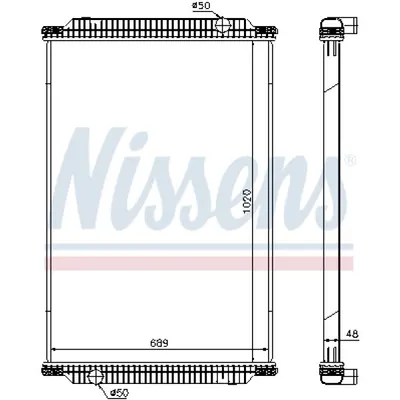 Radiator, racire motor NISSENS 67196