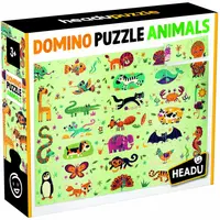 Joc pentru copii Headu - Puzzle cu domino și animale