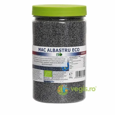 Mac Albastru Seminte Ecologic/Bio 250g