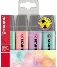 Text marker Stabilo Boss Original Pastel - 4 culori