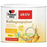 Kollagen Pudra cu Vitamina C, Zinc si Biotina cu Aroma de Lamaie 150g